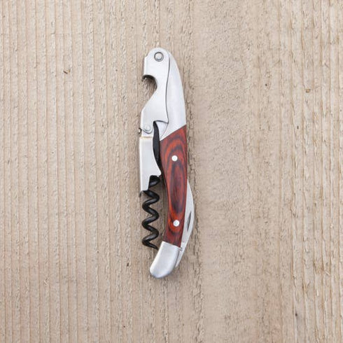 Wooden Double Hinged Corkscrew with Gift Box